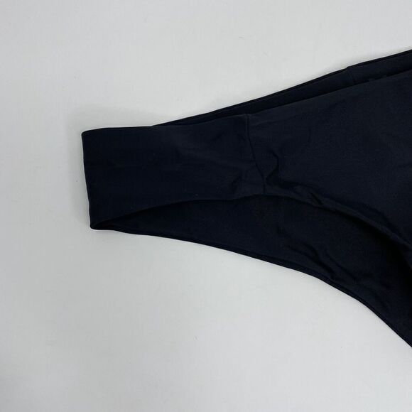 Show Me Your Mumu Mermaid Solid Black Hipster Bikini Bottom NWOT Womens Large L - Picture 4 of 8